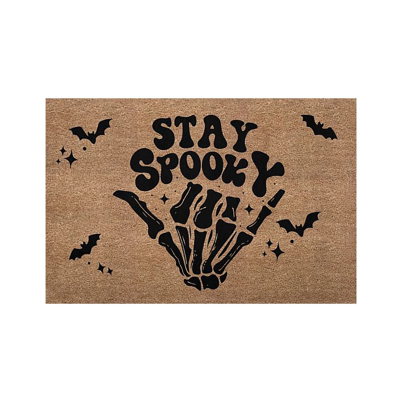 Stay Spooky Doormat Halloween Welcome Indoor and Outdoor Mat Fall Entrance Artificial Rug Spooky ... | Walmart (US)