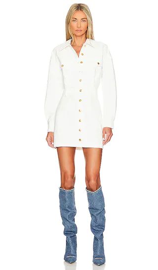 Frankie Mini Dress in Bone White | Revolve Clothing (Global)