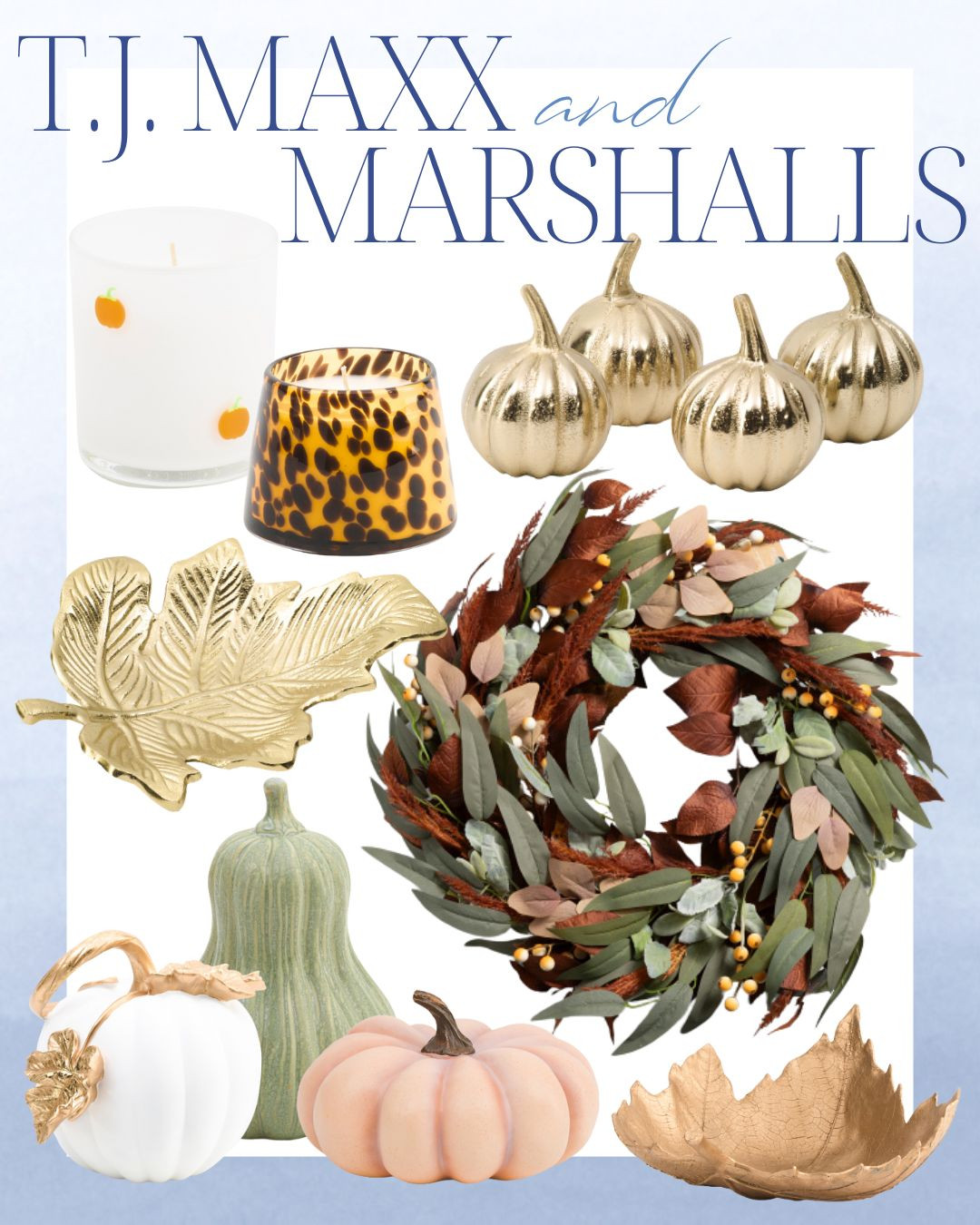 Fall home decor finds from T.J. Maxx and Marshalls are here! 🍂 From cozy throw pillows and candles to chic pumpkins and autumn wreaths, these affordable pieces will instantly elevate your seasonal space. Whether you're styling your entryway or creating a festive tablescape, these picks bring warmth and charm to every corner of your home!

fall home decor, T.J. Maxx fall decor, Marshalls seasonal finds, pumpkin decorations, autumn wreath, budget-friendly home decor, cozy fall accents 

 #LTKSeasonal #LTKHome