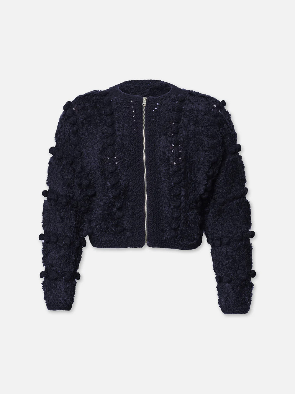Pom Pom Cardi  in  Navy | Frame Denim