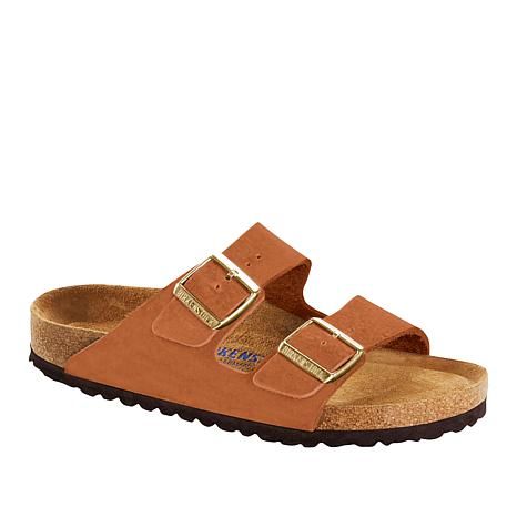 Birkenstock Arizona Soft Footbed Leather Sandal - 9891578 | HSN | HSN