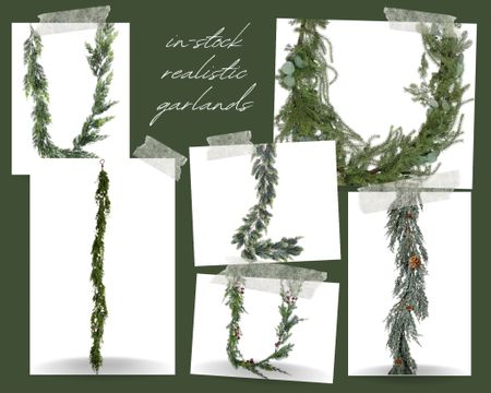 We have been asked several times where we got our garlands, and since finding garlands lately is like finding gold, here are some in-stock real touch Christmas garland options.

Cedar garland, mixed pine garland, realistic garland, juniper garland, faux fir garland

#LTKSeasonal #LTKHoliday #LTKCyberweek
