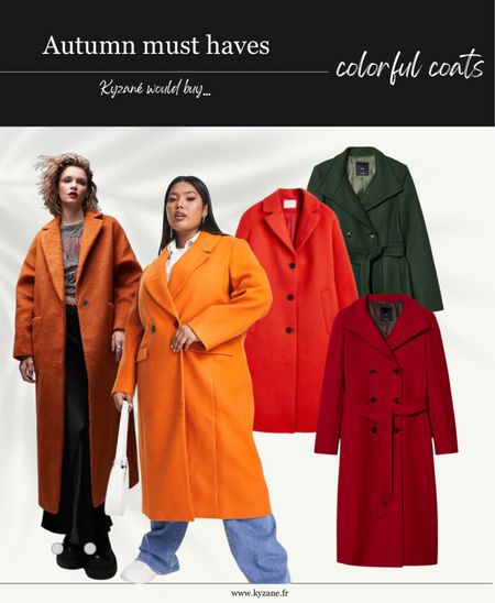 Colorful Fall/Winter coats, all sizes friendly 🧡❤️💚 #shopwithKyzané  #coatseason #plussizefashion #midsizestyle 

#LTKSeasonal #LTKcurves #LTKeurope