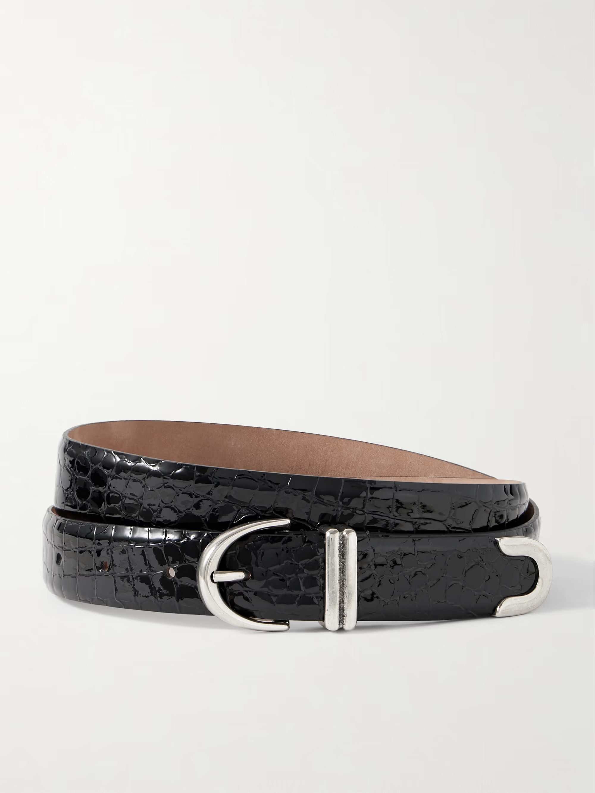 Bambi croc-effect leather belt | NET-A-PORTER (US)