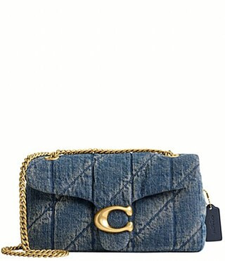 COACH Soft Loved Denim Tabby Convertible Shoulder Bag 26 - DARK INDIGO | Dillard's