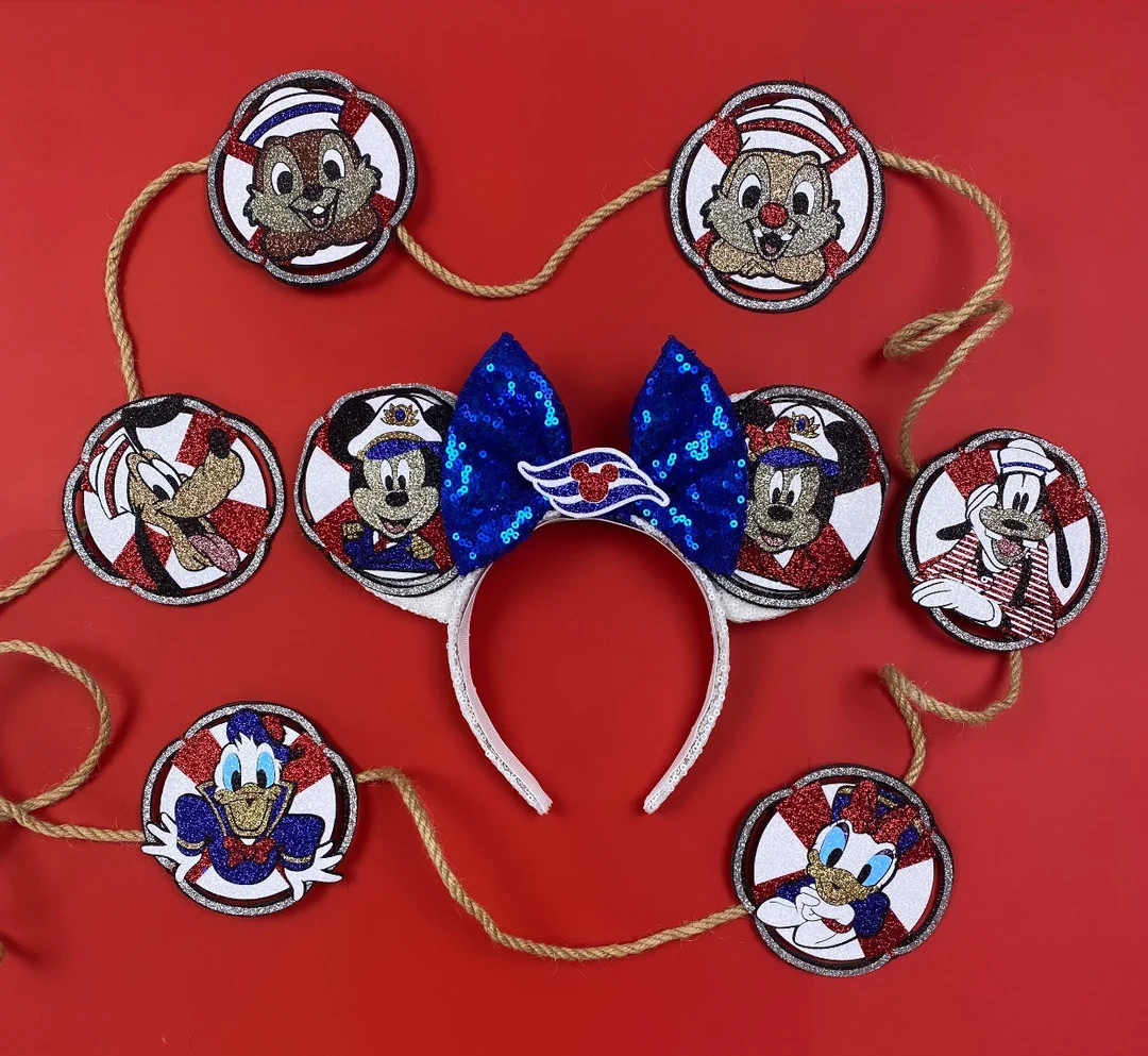 Mickey & Friends Cruise Ears | Etsy (US)