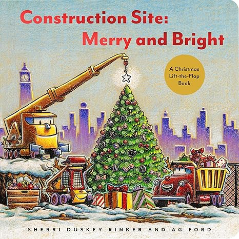 Construction Site: Merry and Bright: A Christmas Lift-the-Flap Book (Goodnight, Goodnight, Constr... | Amazon (US)