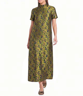 Mock Neck Maxi Dress | Dillard's