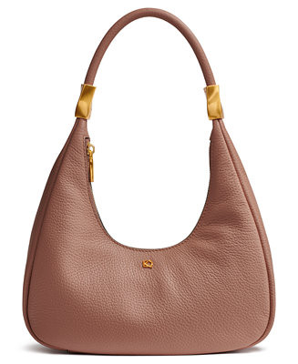 Donna Karan Quogue Leather Small Hobo Shoulder - Macy's | Macy's