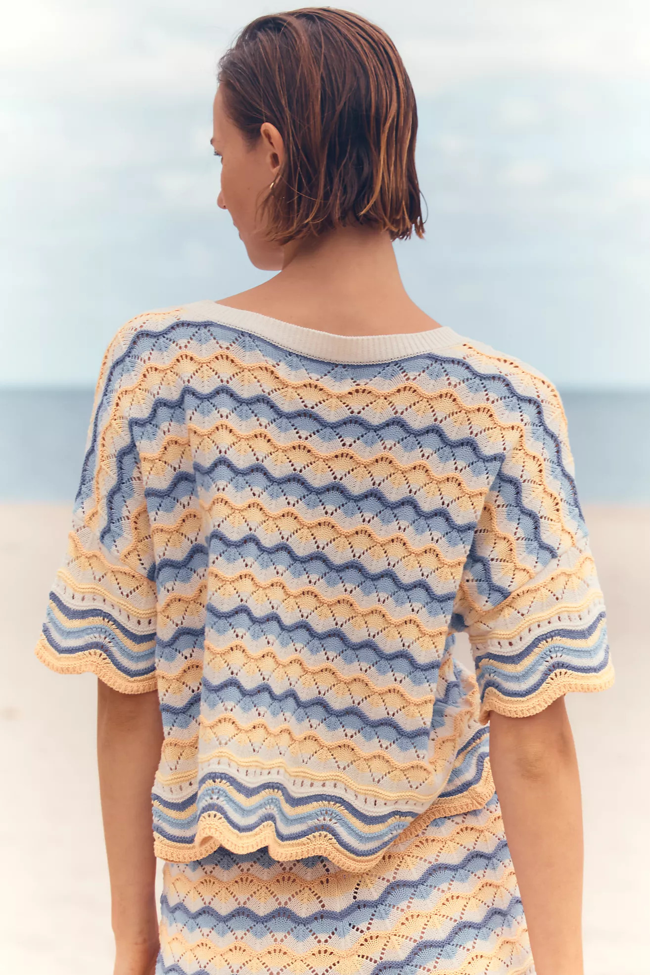 LSPACE Sun Chaser Crochet Crop Top | Anthropologie (US)