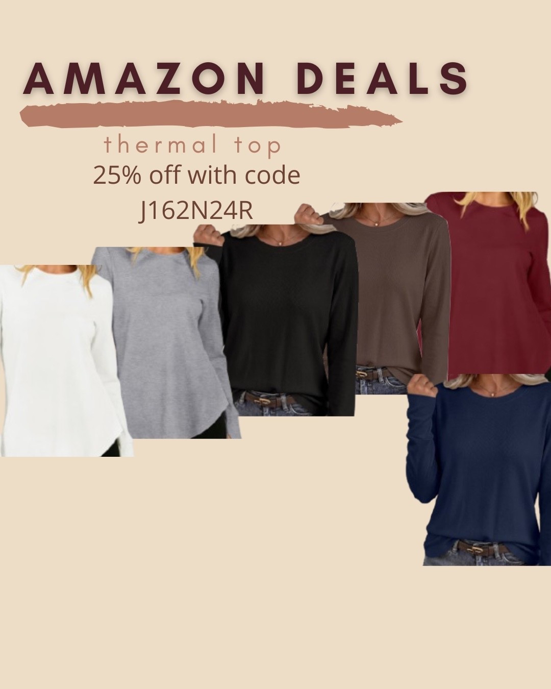 $9 ends 9/22

Amazon fashion
Amazon deals
Thermal top

#LTKSaleAlert