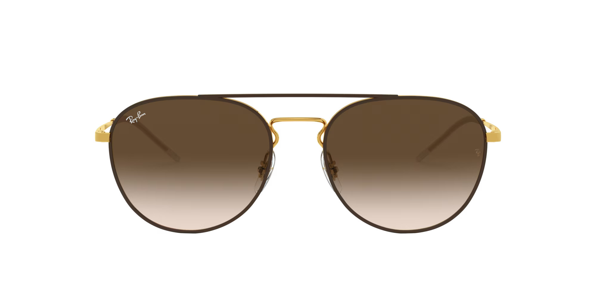 Ray-Ban Eyewear > Sunglasses > Man > Woman > Ray-ban > Virtual_try_on > Bundles > Bundles_349 > Gender - Brown On Gold Size | Target Optical