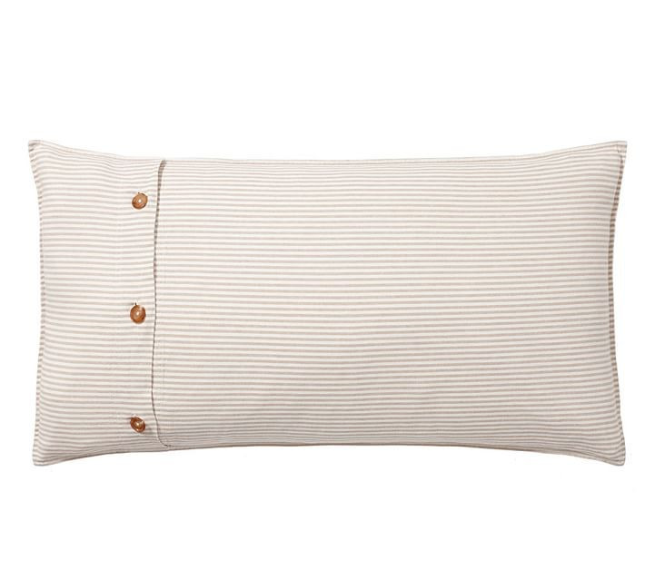 Wheaton Striped Cotton/Linen Duvet Cover & Shams | Pottery Barn (US)