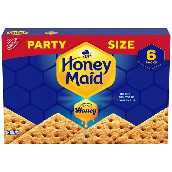 HONEY MAID Graham Crackers, Lunch Snacks, Party Size, 28.8 oz | Walmart (US)