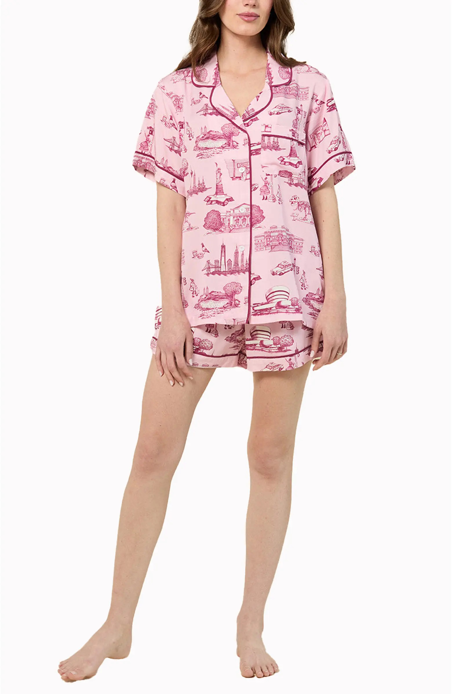 Katie Kime New York Toile  Shorts Set | Nordstrom | Nordstrom