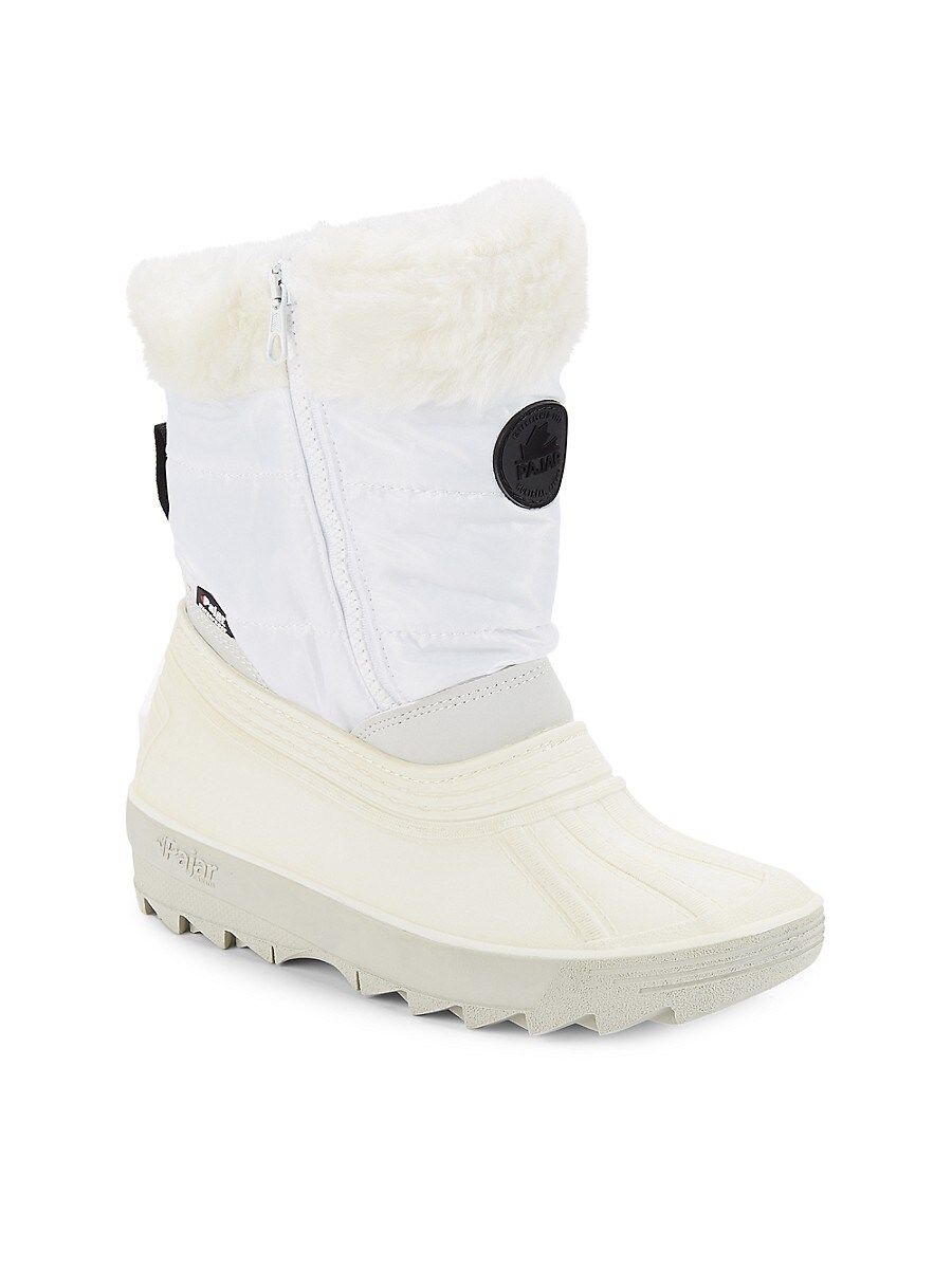 Pajar Kid's Faux Fur Duck Boots - White - Size 13 (Child) | Saks Fifth Avenue OFF 5TH