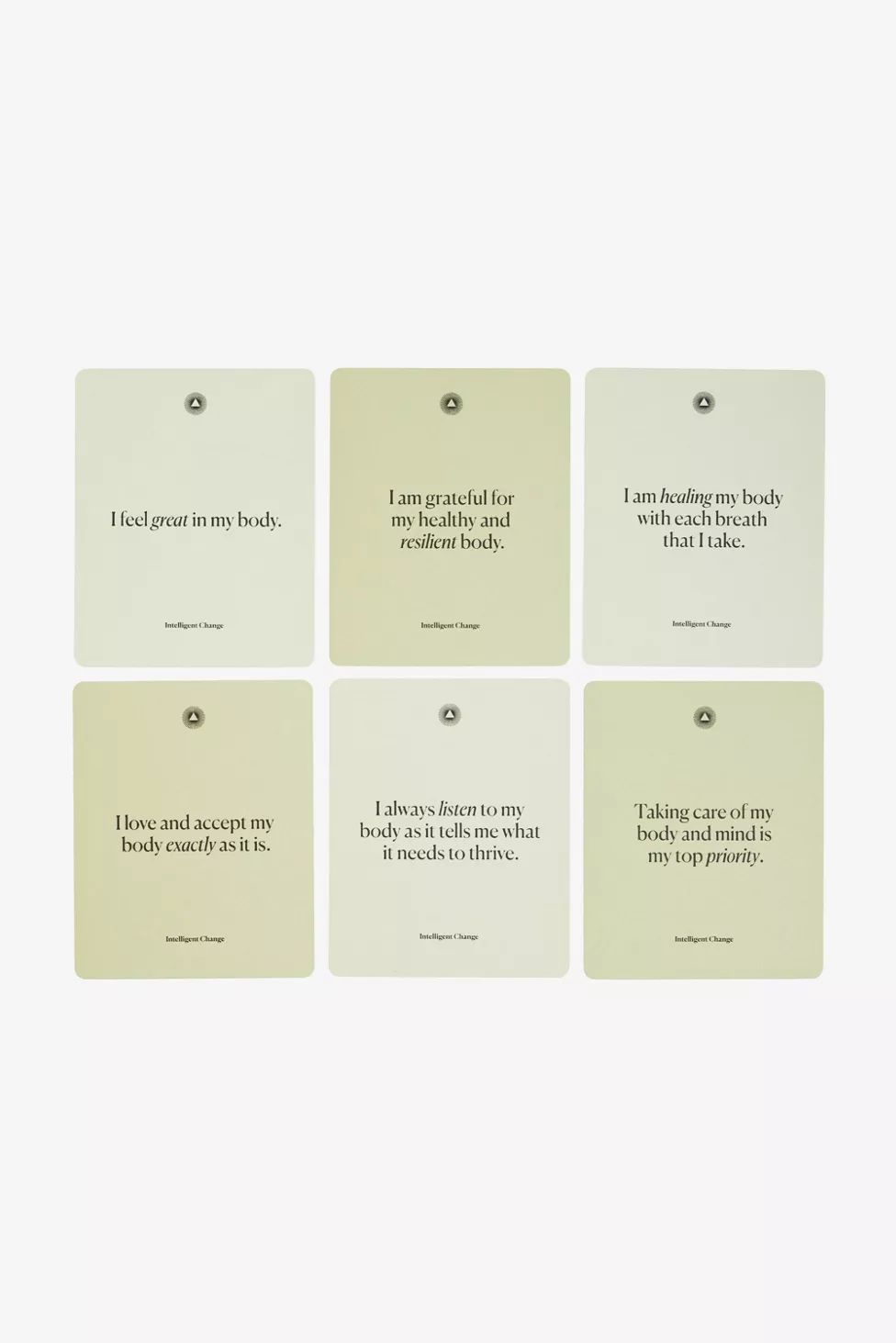 Mindful Affirmations Card Deck by Intelligent Change | Urban Outfitters (US and RoW)