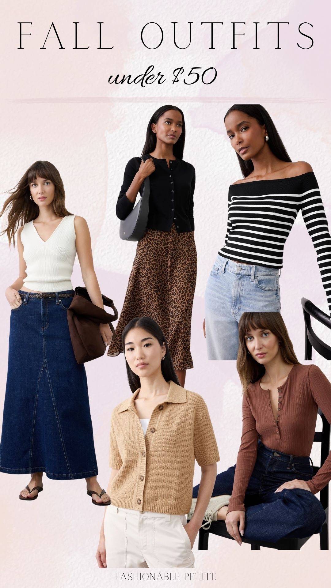 Five fall outfits under $50!

Fall outfits, denim skirt, fall sweaters, slip skirt, fall outfit 

#LTKFindsUnder50 #LTKSaleAlert #LTKPetite