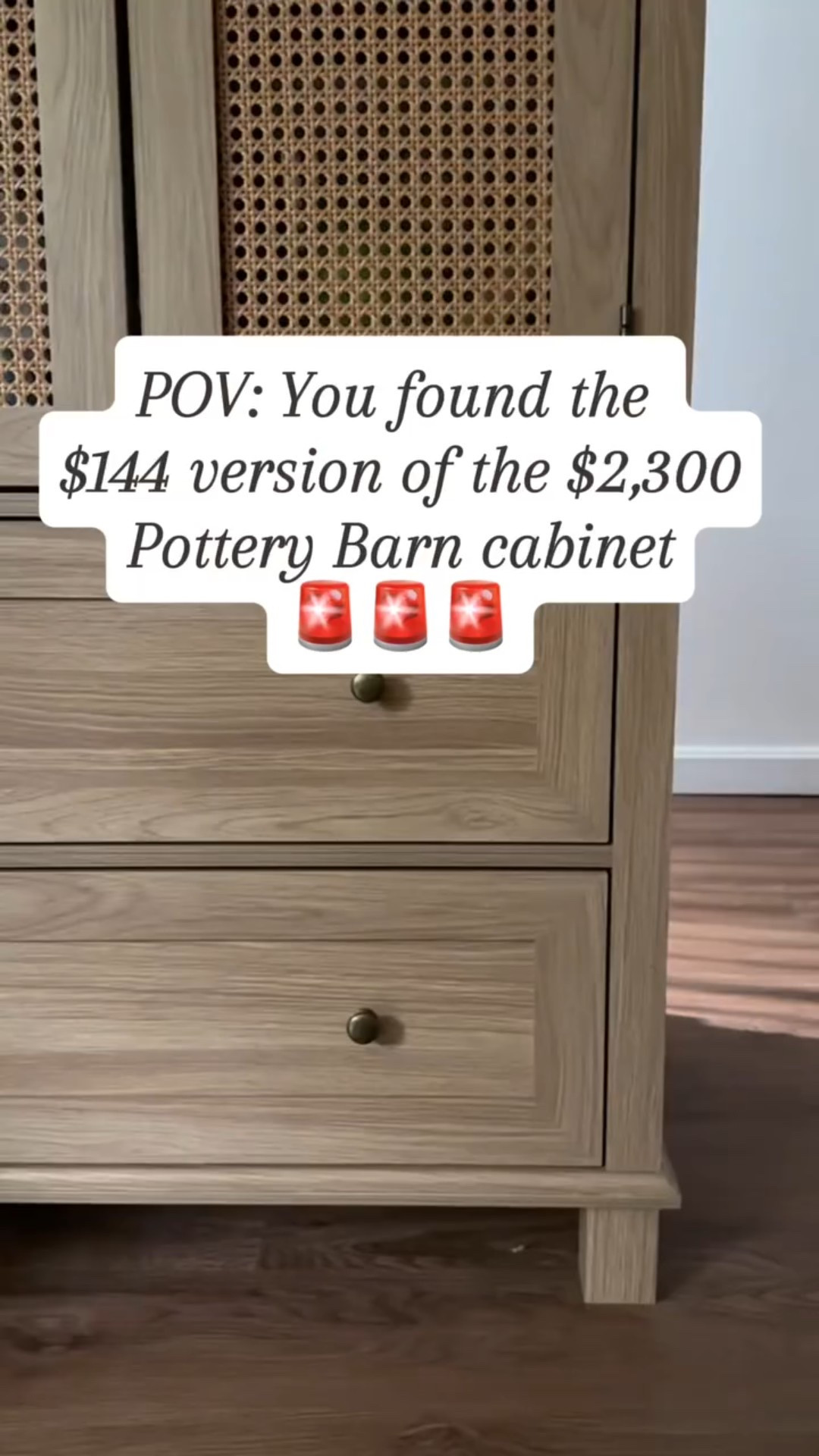 Still can’t believe how gorgeous this cabinet is—especially for the price! The quality feels so high-end, and it looks like something straight out of a designer showroom. It was super easy to put together, and the brass knobs are even more stunning in person ✨ If you’re going for that elevated look on a budget, this piece is such a steal!

Comment ‘AMZ039’ for 🔗🔗🔗