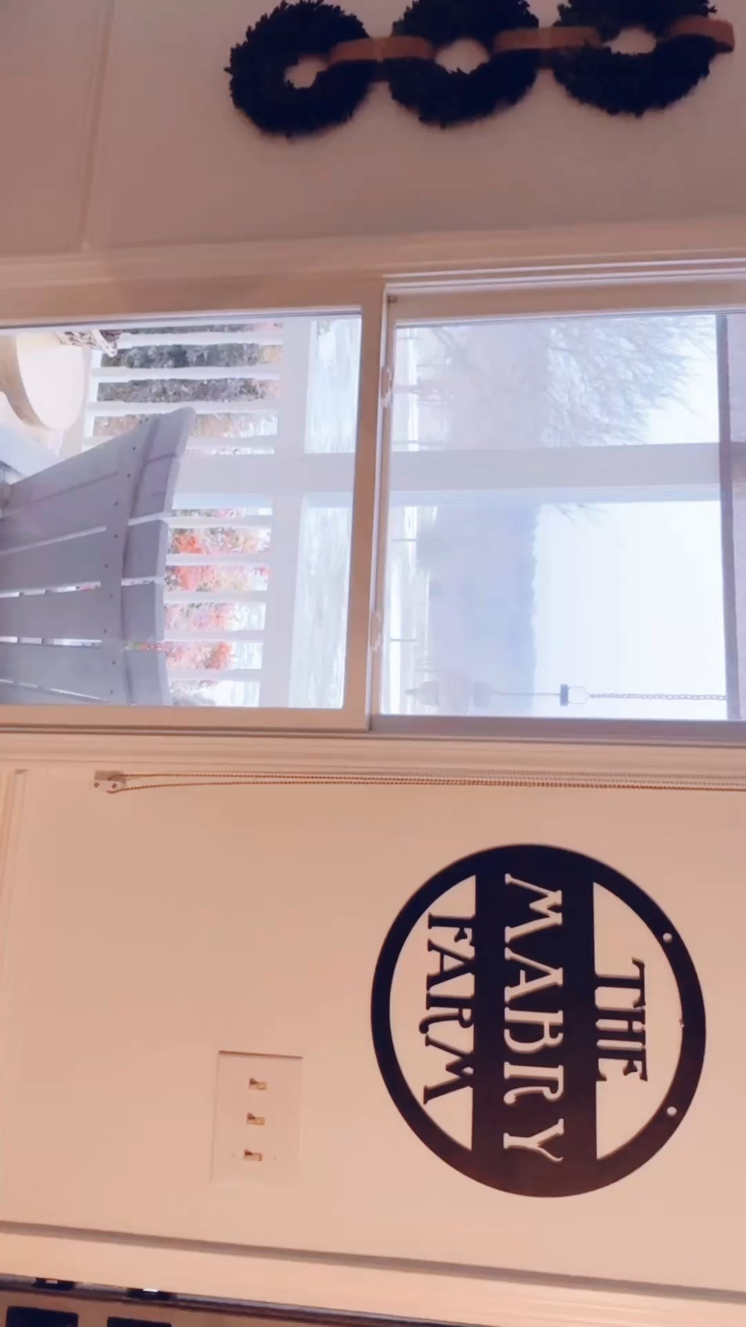 Woke up to our farm 🏡🚜🌾 covered in a blanket of ice 🤍 and snow !!! ❄️🌨️☃️