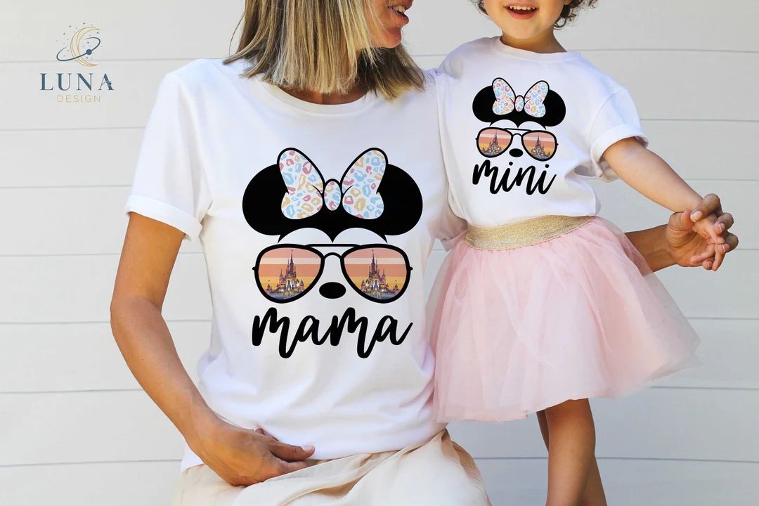 Mama Shirt, Mini Shirt, Mothers Day Shirt, Mommy And Me Shirts, Disney Shirt, Mom and Daughter Sh... | Etsy (US)