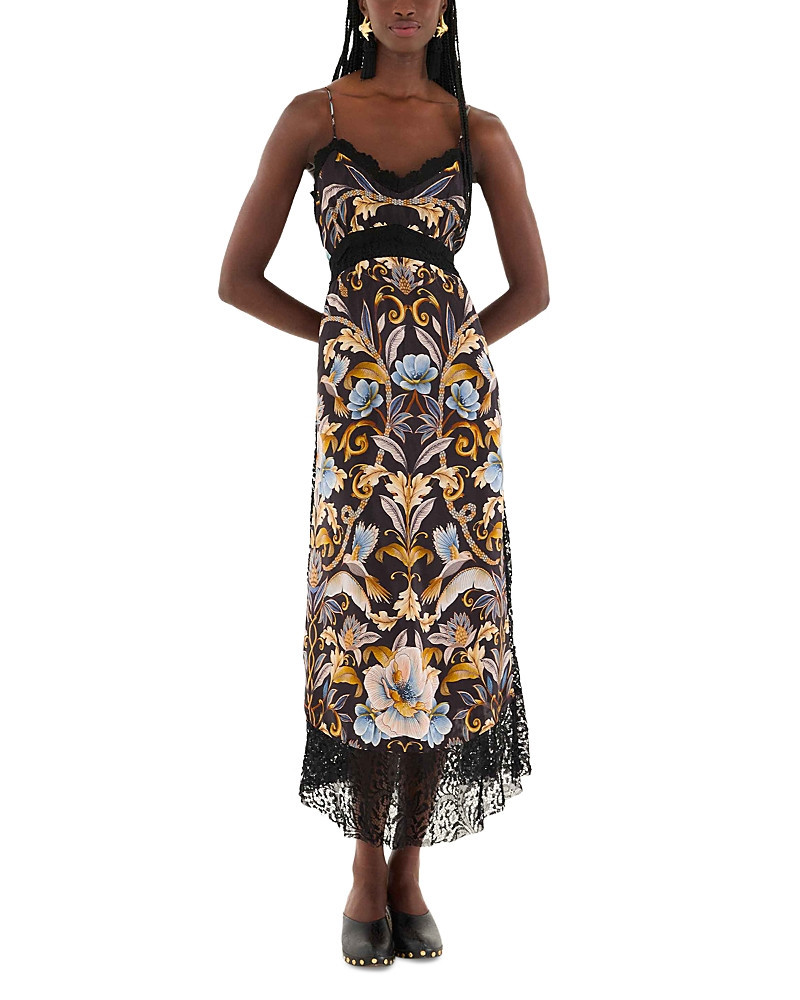 Farm Rio Snake Garden Midi Dress | Bloomingdale's (US)