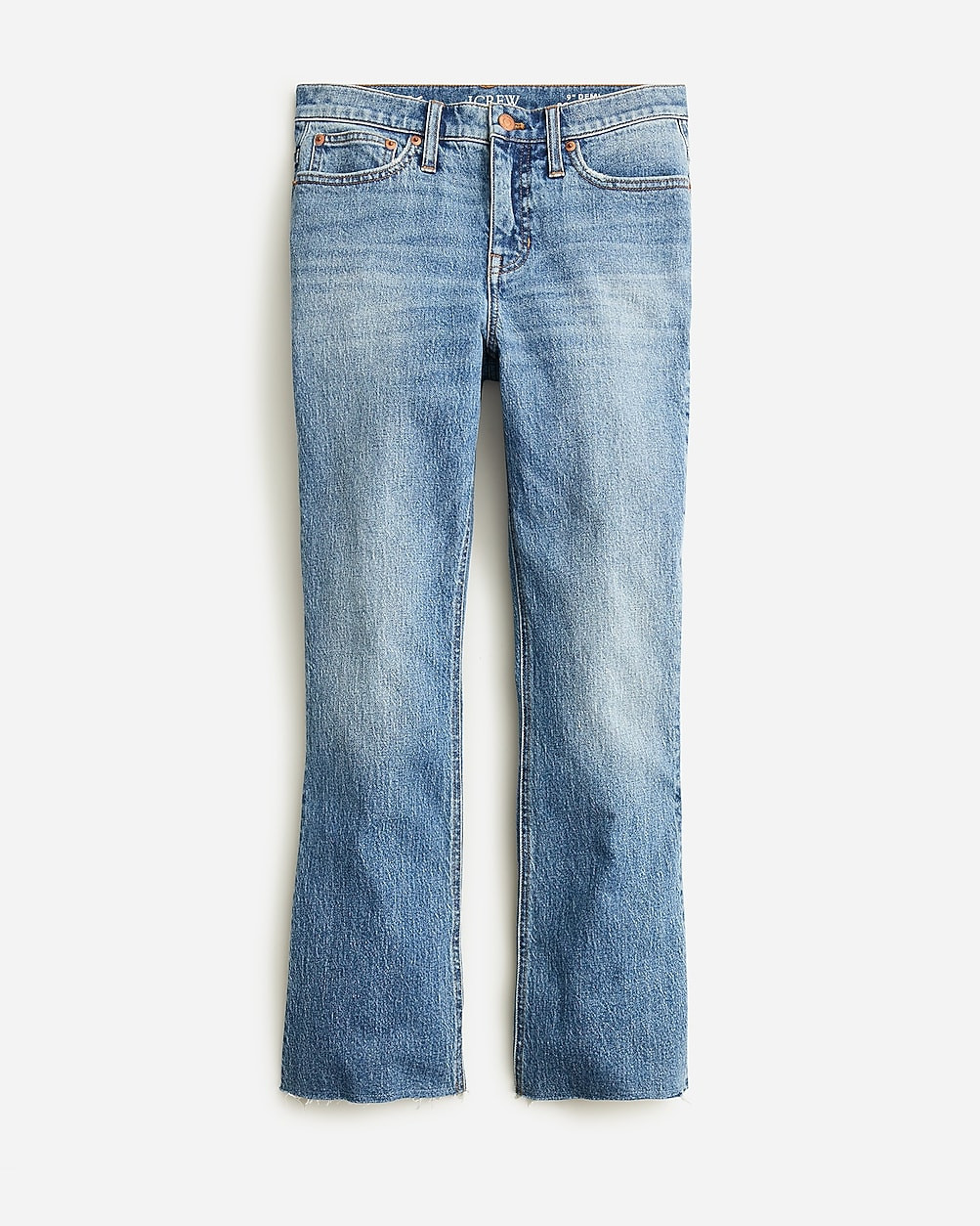9" demi-boot crop jean in Cedar wash | J. Crew US