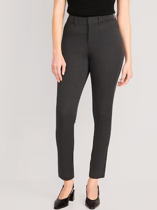 Curvy High-Waisted Pixie Skinny Ankle Pants | Old Navy (US)