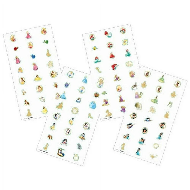 Disney Princess 'Once Upon a Time' Nail Decals (4 sheets) | Walmart (US)