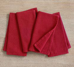 Organic Cotton Casual Napkins - Set of 4 | Pottery Barn (US)