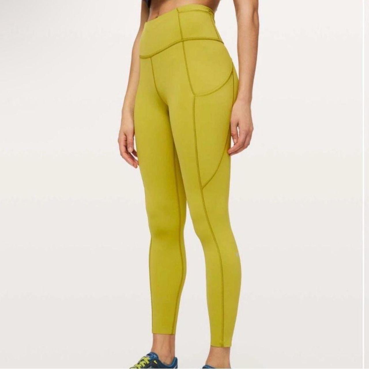 Lululemon Women's Leggings - Green - 6 | Depop US