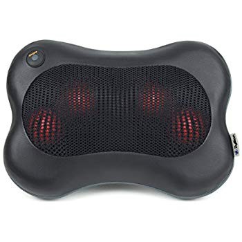 Zyllion Shiatsu Back Neck Massager - Kneading Massage Pillow with Heat for Shoulders, Lower Back,... | Amazon (US)