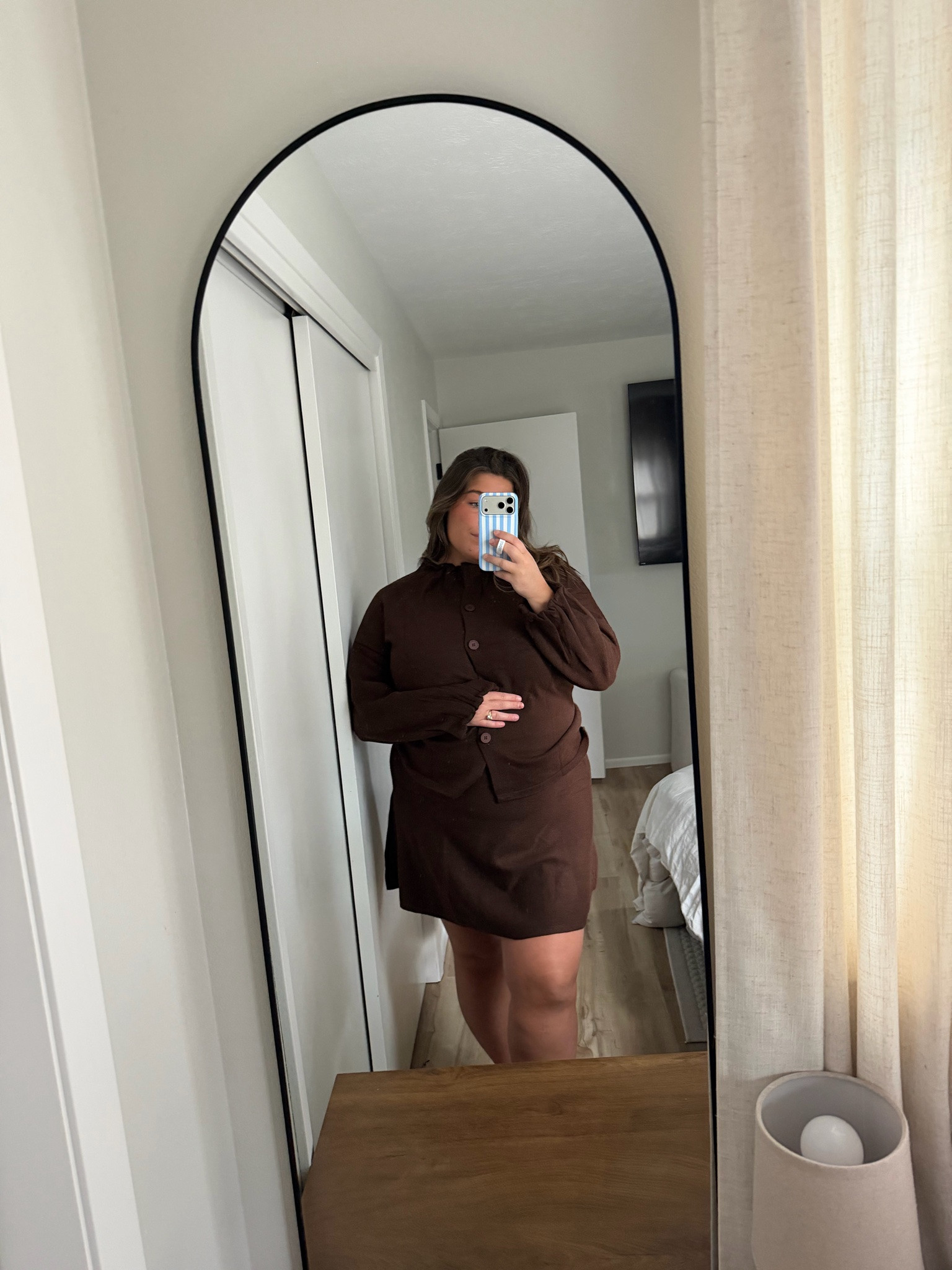 Xxl cardigan skirt brown set

#LTKPlusSize #LTKTall #LTKMidsize