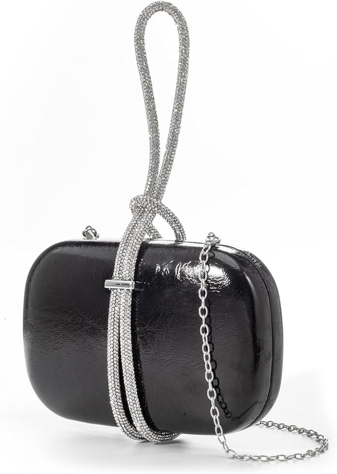 CARIEDO Women's Rhinestones Evening Handbag Crystal Clutch Bridal Purse for Wedding Prom Night Ou... | Amazon (US)