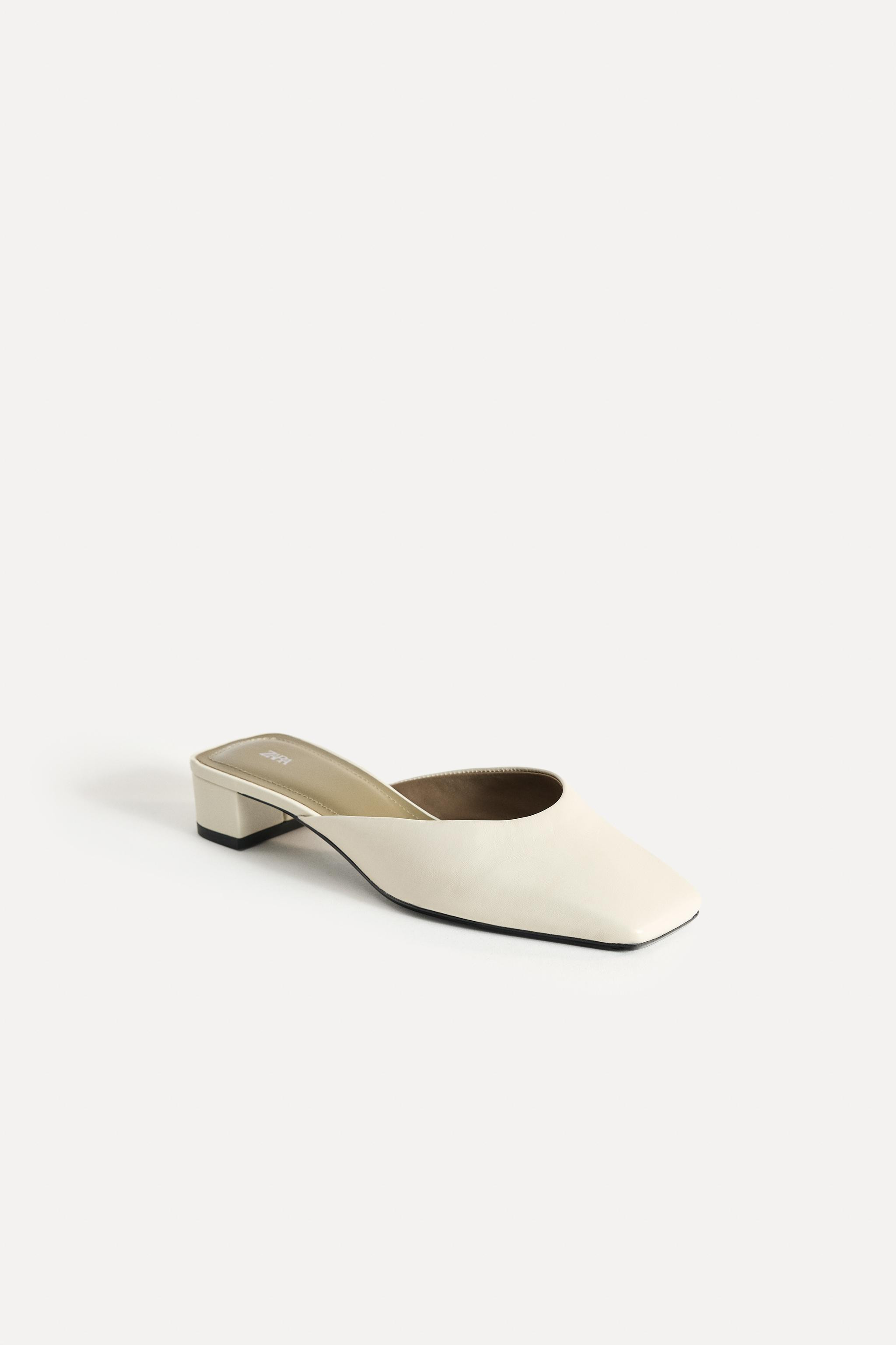 LEATHER HIGH-HEEL MULES 50TH ANNIVERSARY | Zara UK