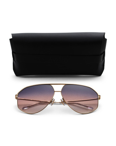 64mm Aviator Sunglasses | TJ Maxx
