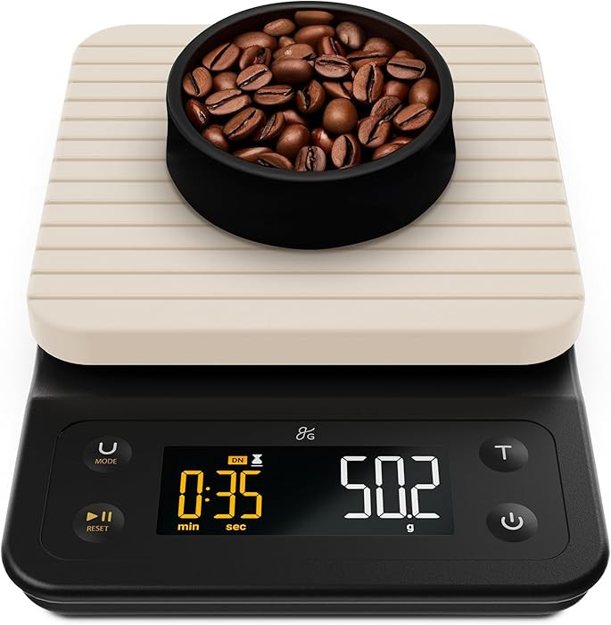 Greater Goods 0.1g Precision Coffee Scale with Timer – 3kg Digital Scale for Pour-Over, Espress... | Amazon (US)