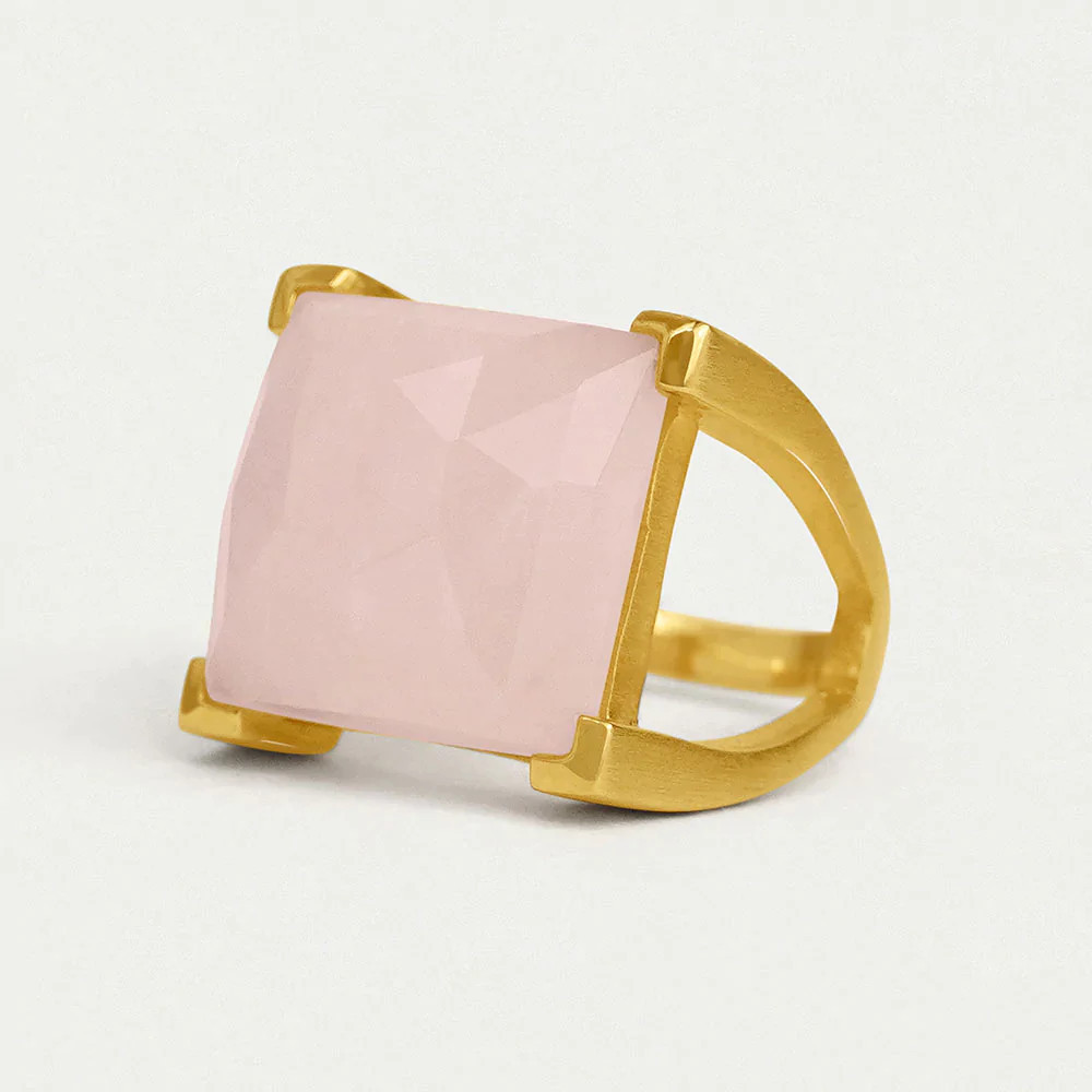 Plaza Ring - New Rose Quartz | Dean Davidson