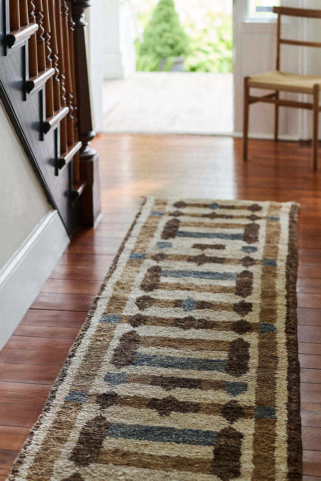 Jute Hand-Knotted Geometric Rug | Anthropologie (US)