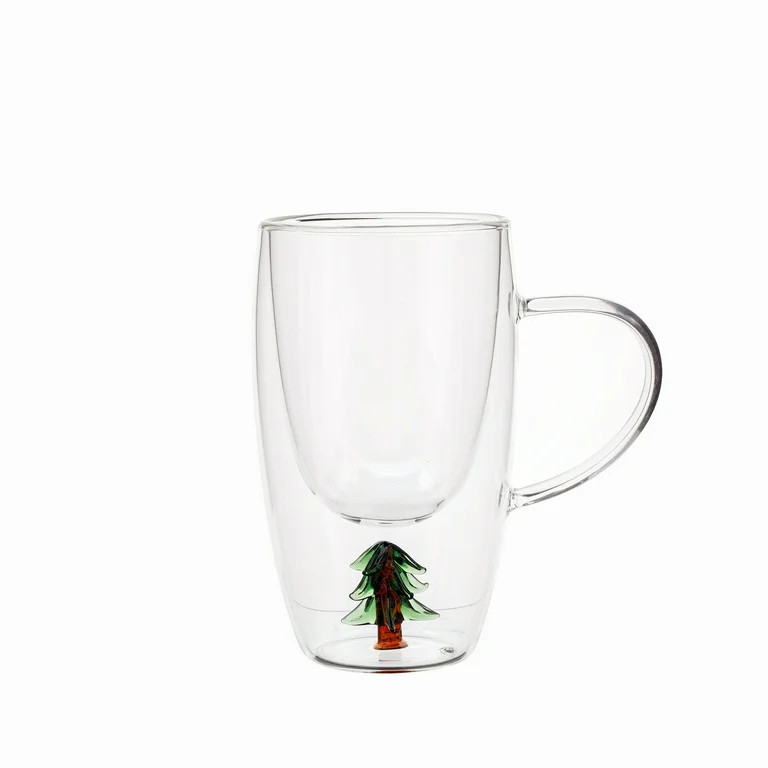 Holiday Time Double Wall Mug with Tree | Walmart (US)