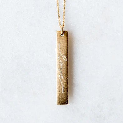 Antique Elongated Love Rectangle | Golden Thread