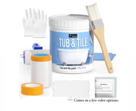 I used this to refinish my bathtub. 
Compared to a different product I used I. Prior years - this one is much easier to use, significantly LESS ODOR , and it includes almost everything you need in One kit!!  

It comes in 6 color choices- I used white. 

It covers 25-30 sq ft. I used one kit on my bathtub- did two coats and had some product leftover. 

#LTKhome #LTKfindsunder50