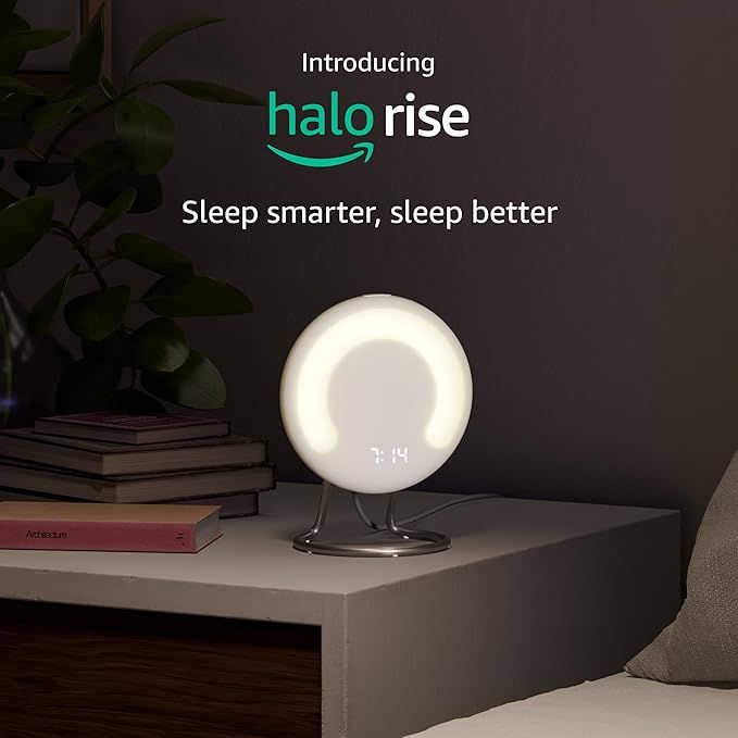 Introducing Amazon Halo Rise - Bedside Sleep Tracker with Wake-up Light and Smart Alarm | Amazon (US)
