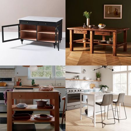 As a kitchen becomes more of a living space than ever before – multifunctional, flexible, free-standing furniture becomes an essential part of the design. They also add an interesting touch and highlight to the space. Check out our handpicked 5 of chic and stylish freestanding kitchen islands to elevate your everyday life.  #LaborDaysale #kitchen

#LTKsalealert #LTKhome #LTKSeasonal