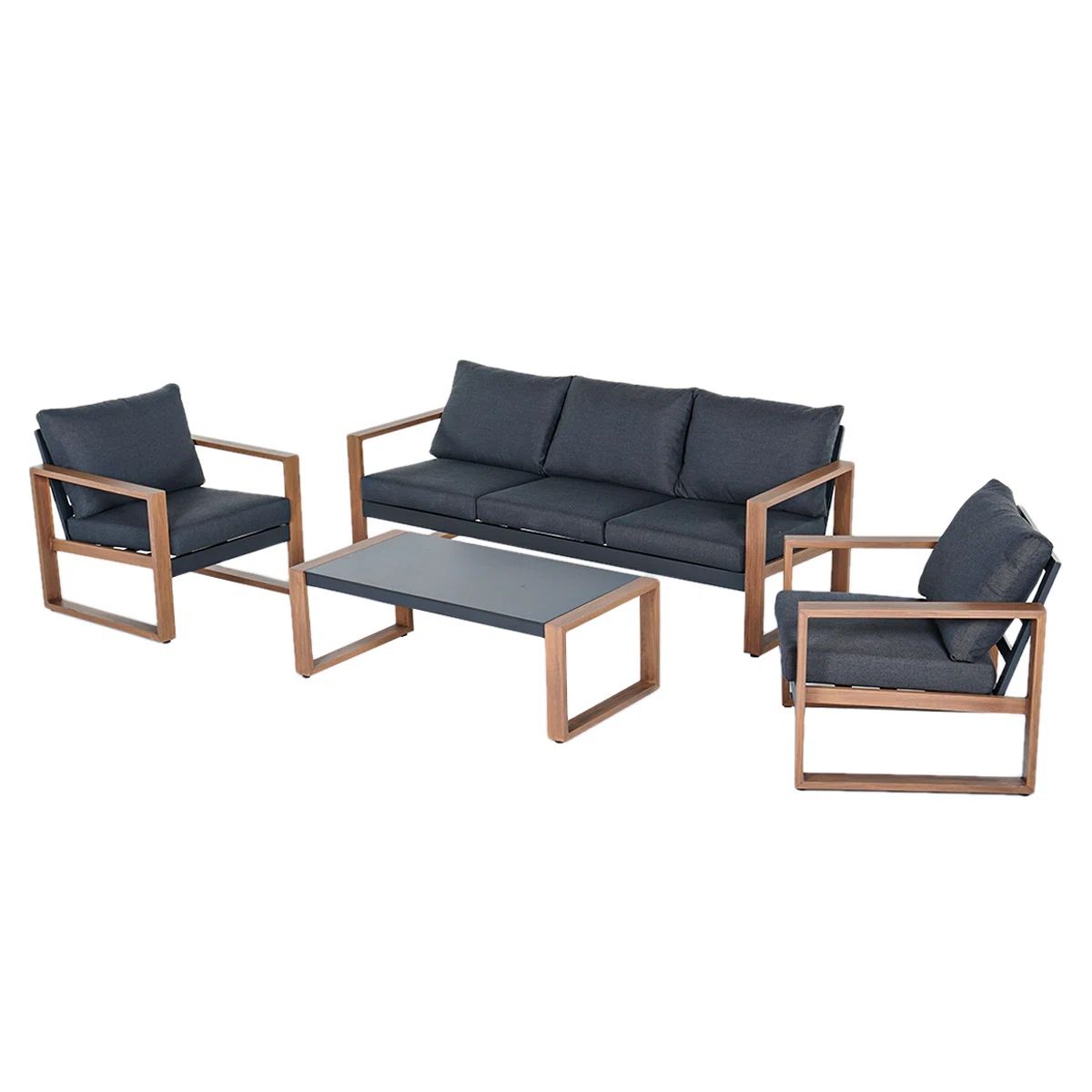 Arunas 5 - Person Outdoor Seating Group with Cushions | Wayfair North America