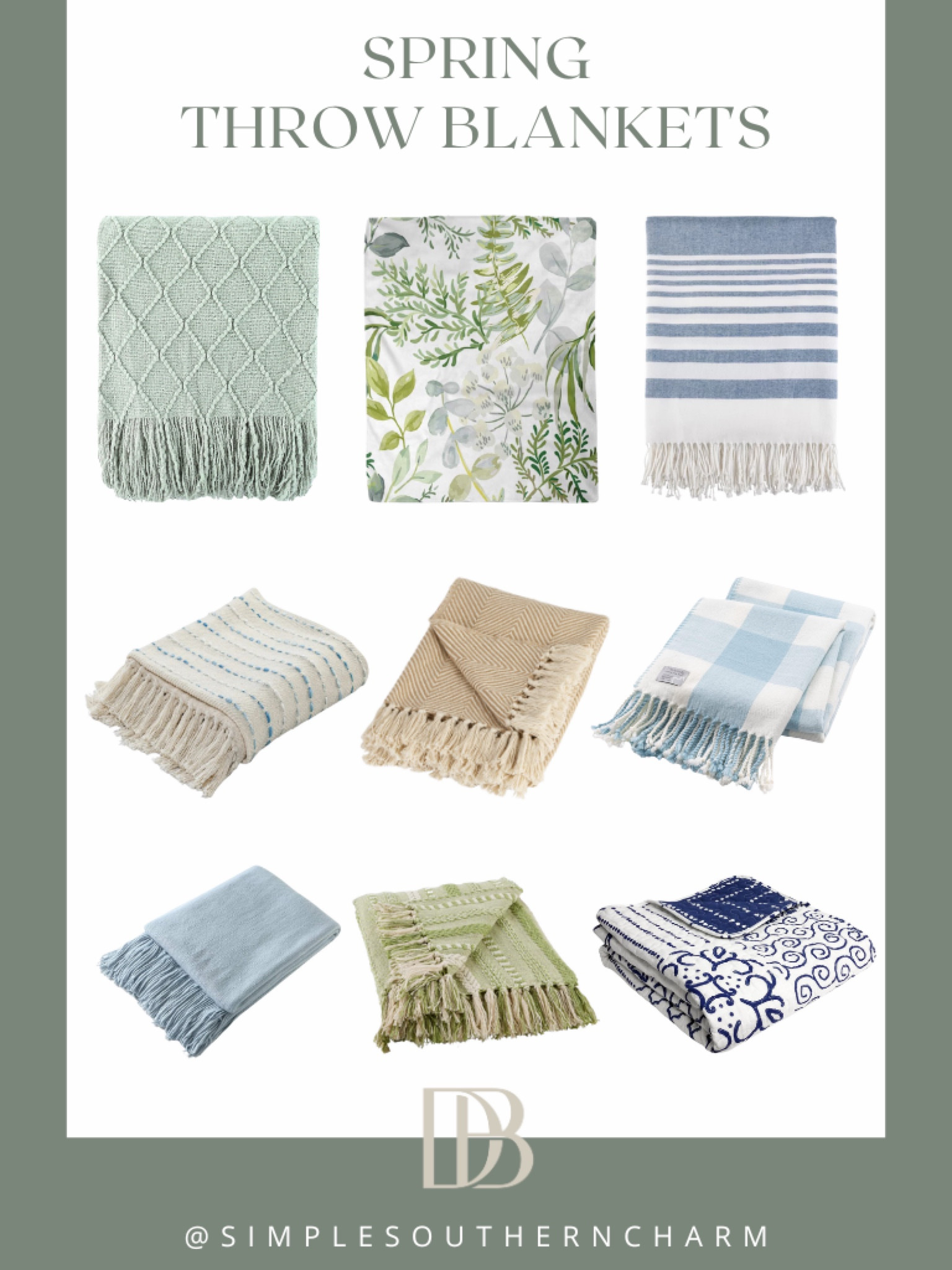Cozy up with these delightful spring throw blankets! #SpringDecor #ThrowBlanketSeason #CozyVibes



#LTKhome