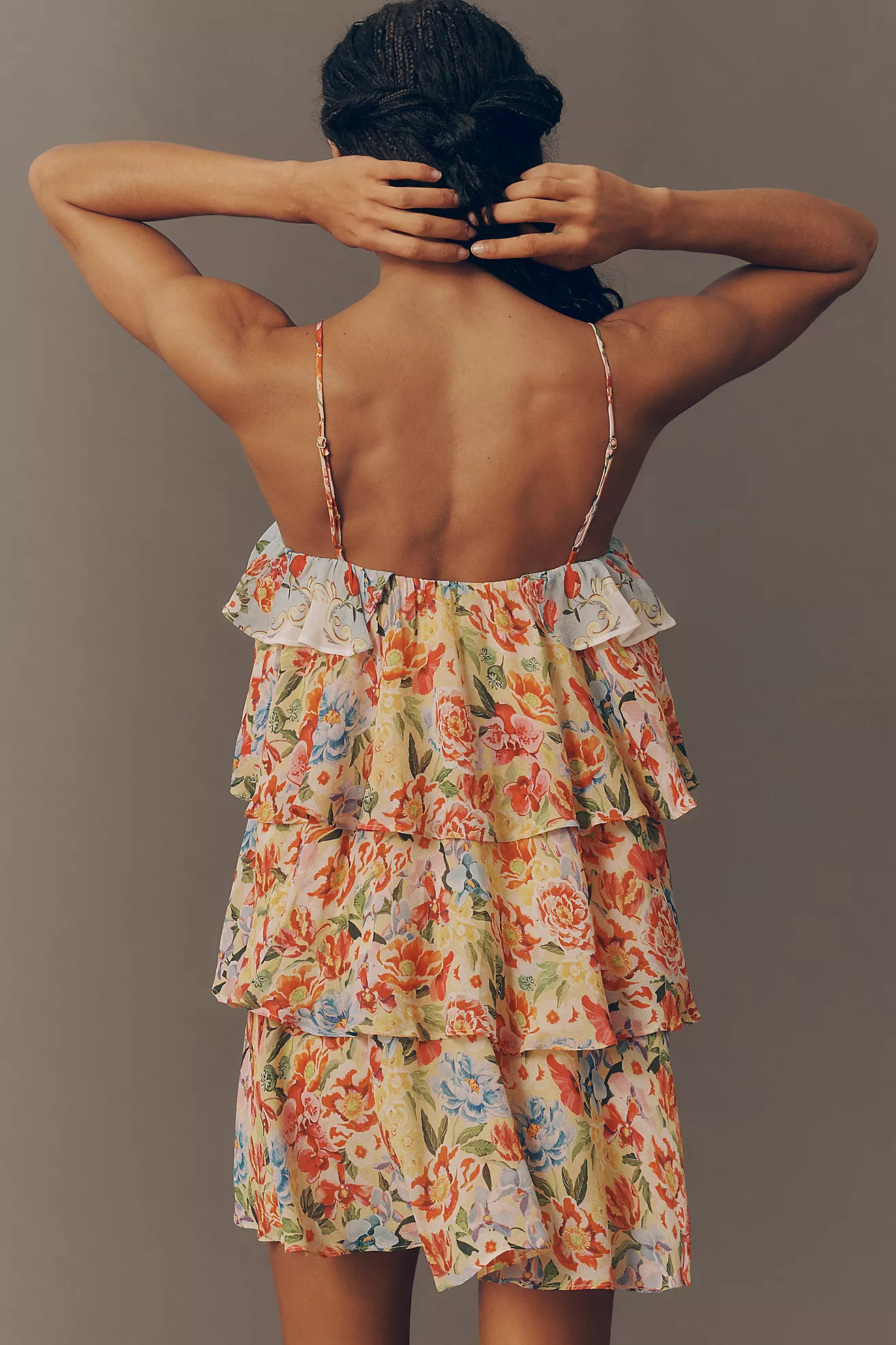 Farm Rio x Anthropologie Tiered Ruffle Mini Dress | Anthropologie (US)