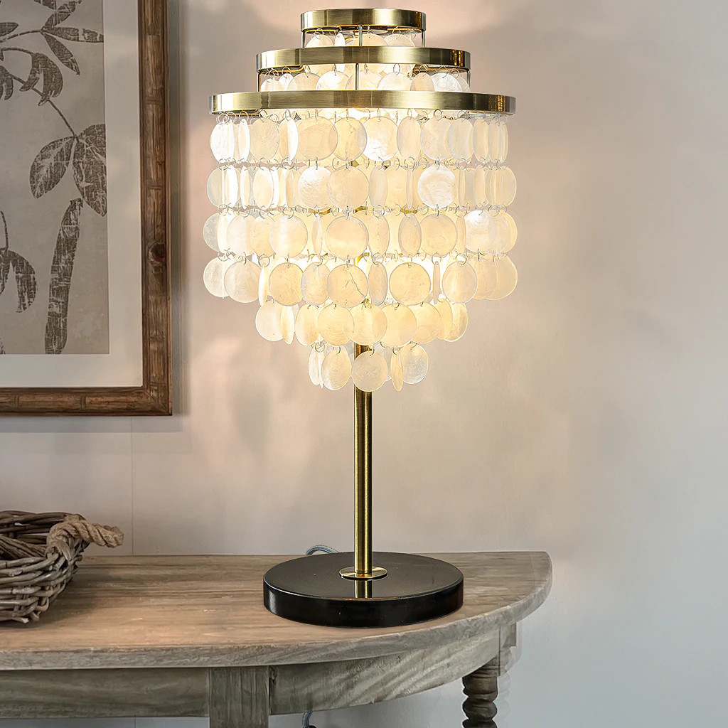 AloaDecor Lighting 28-in Matte Black LED On/Off switch Table Lamp with Marble | L7185T37BZ09A | Lowe's