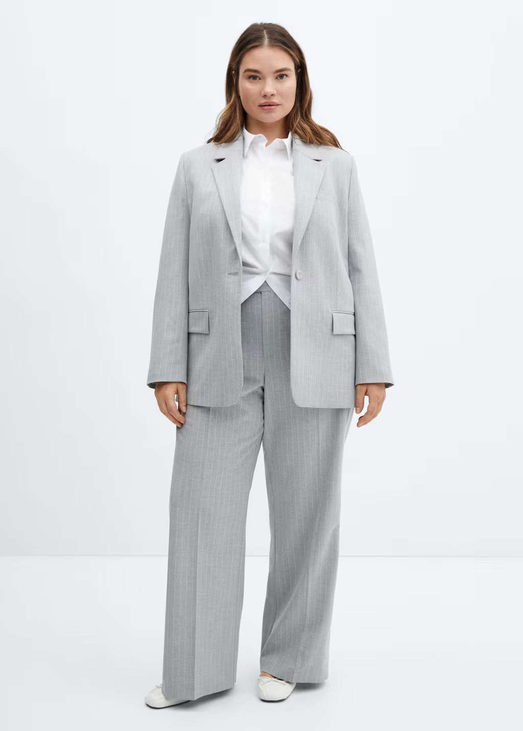 Pinstripe suit pants | MANGO (US)
