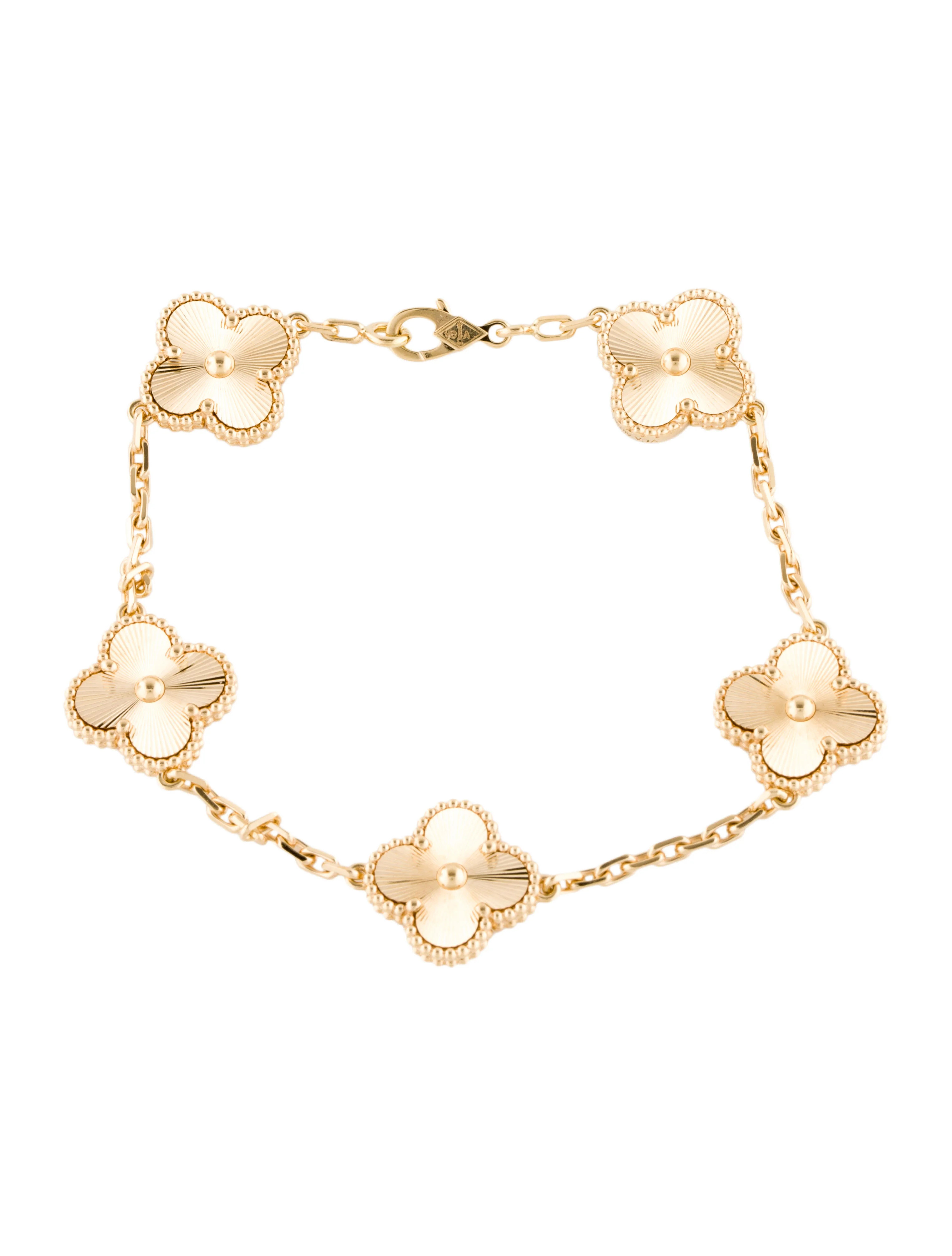 5 Motif Vintage Alhambra Bracelet | The RealReal